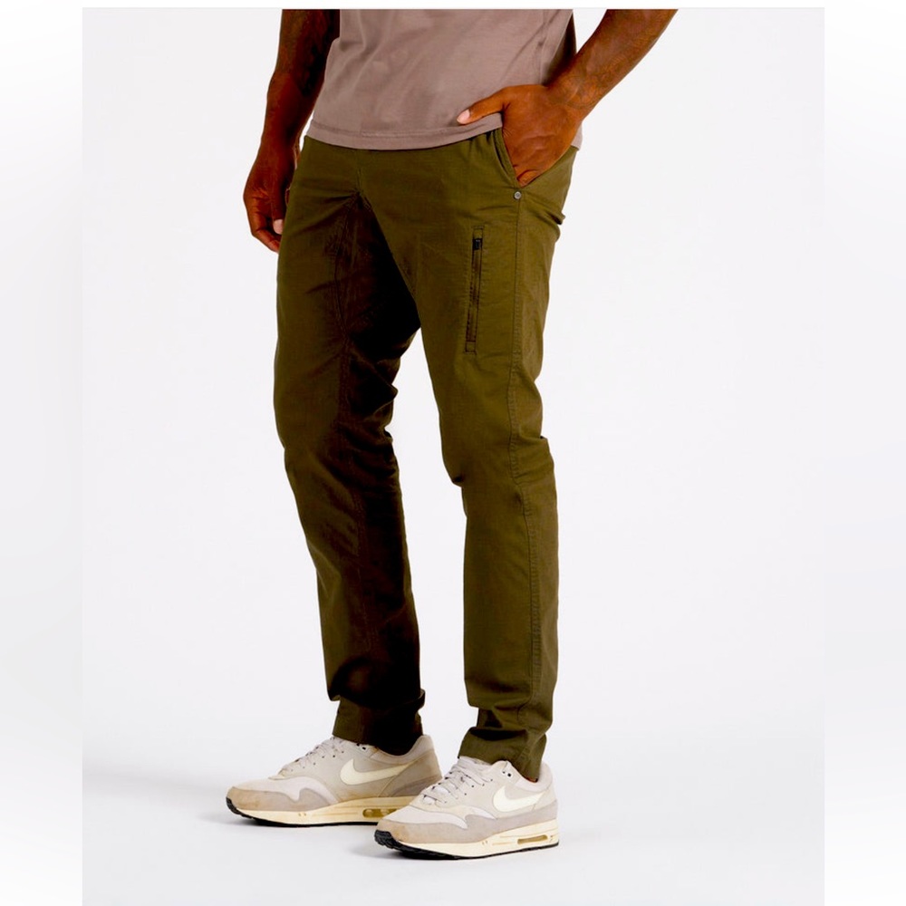 Vuori Olive Green Chinos